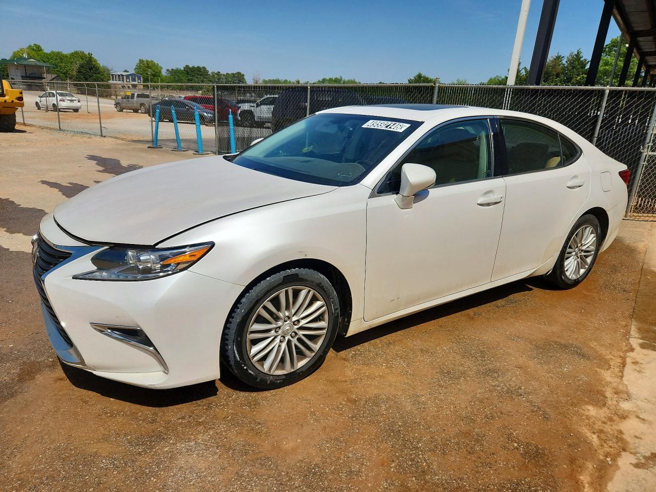 2016 Lexus Es 350 White vin: 58ABK1GG4GU029732