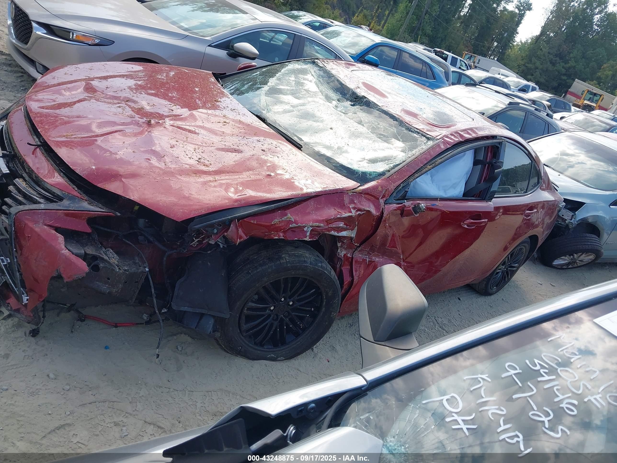 2017 Lexus Es 350   Красный vin: 58ABK1GG4HU056804