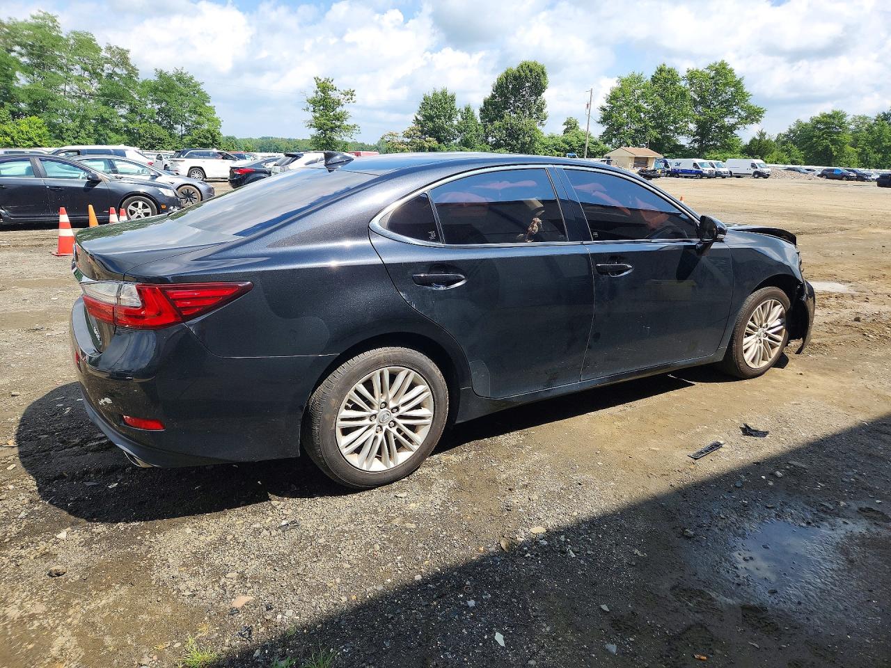 2017 Lexus Es 350 Black vin: 58ABK1GG4HU066555