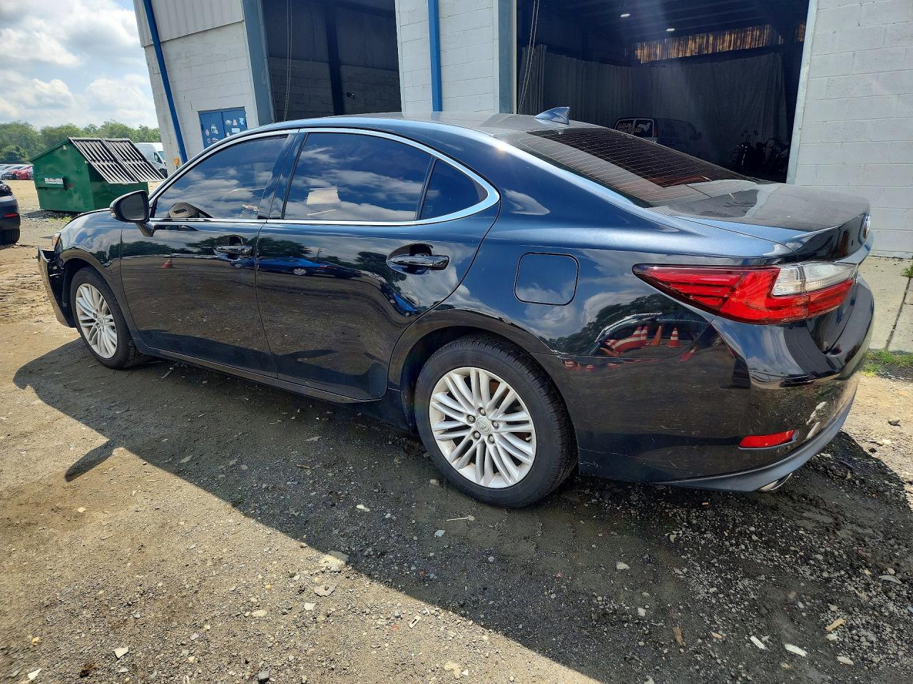 2017 Lexus Es 350 Black vin: 58ABK1GG4HU066555