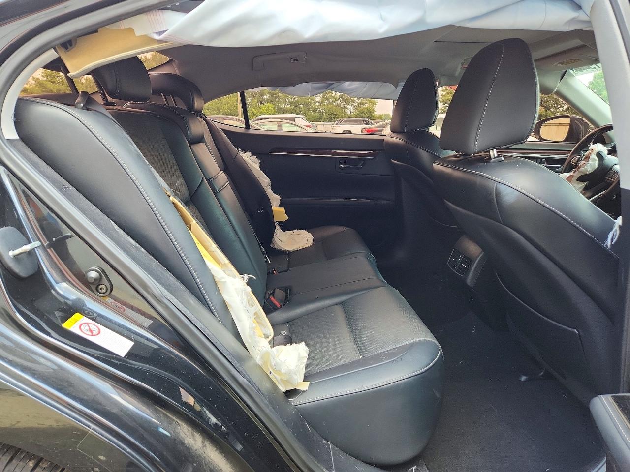 2017 Lexus Es 350 Black vin: 58ABK1GG4HU066555