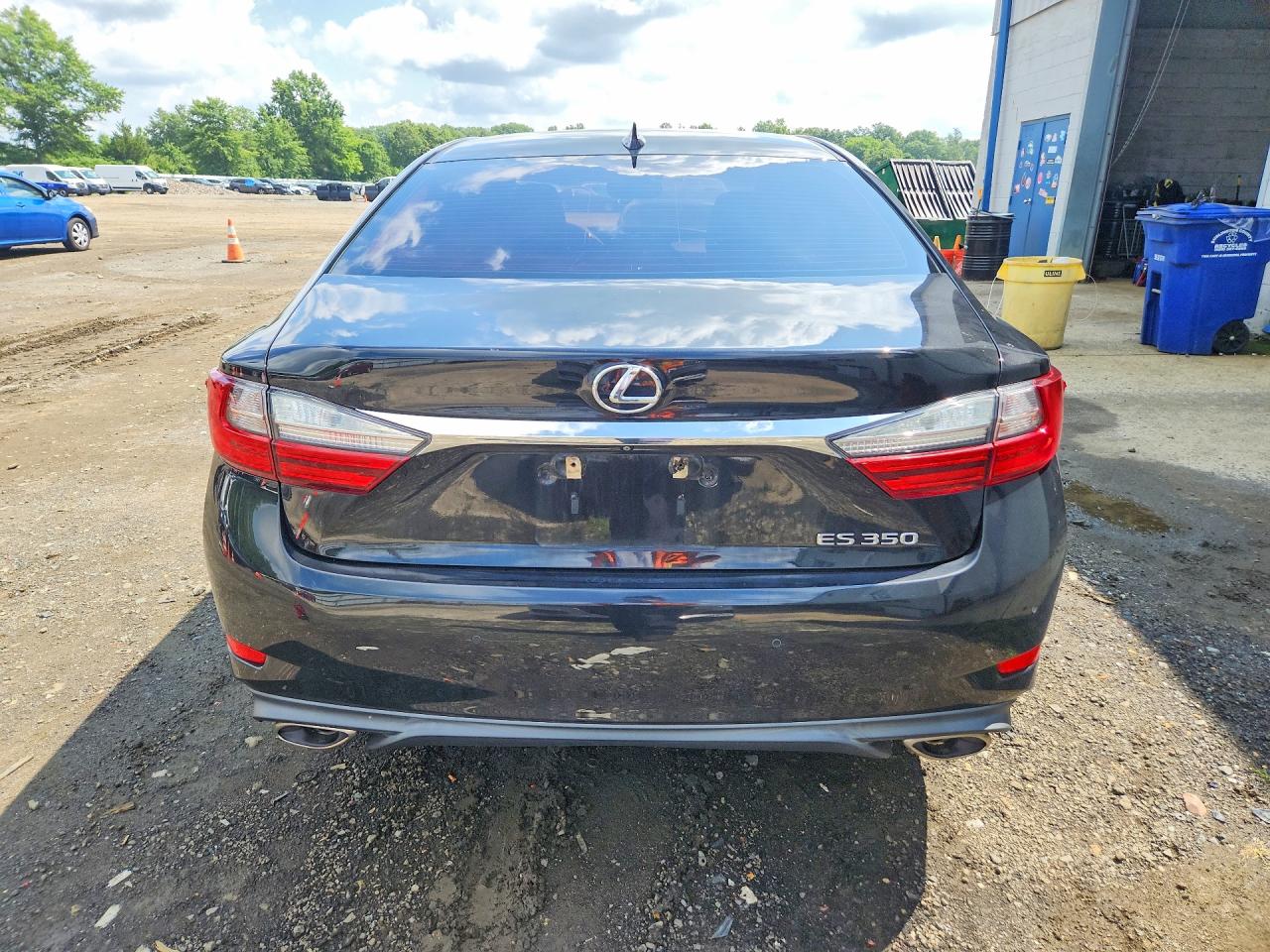 2017 Lexus Es 350 Black vin: 58ABK1GG4HU066555