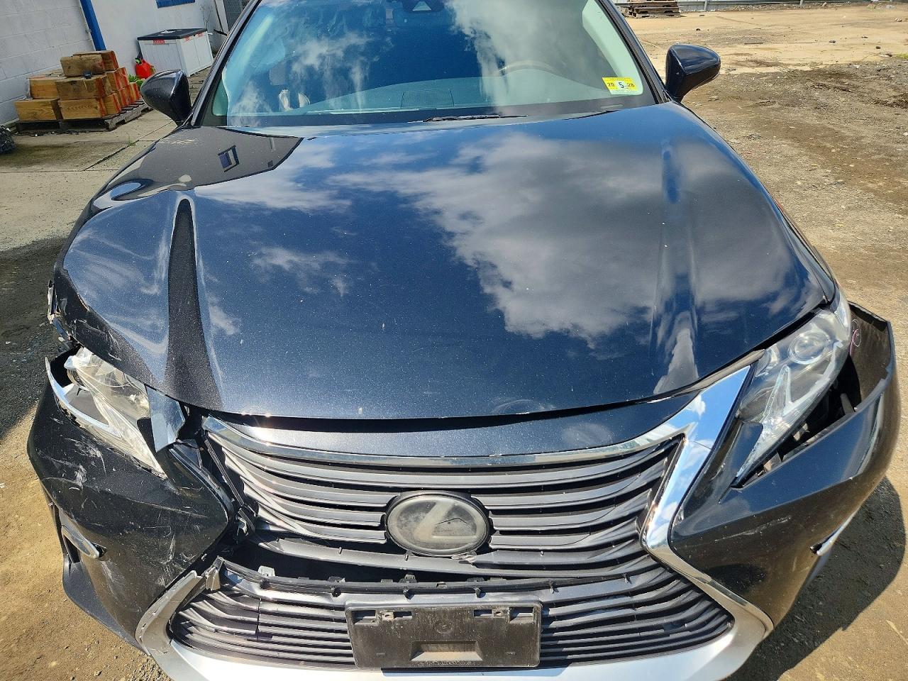 2017 Lexus Es 350 Black vin: 58ABK1GG4HU066555