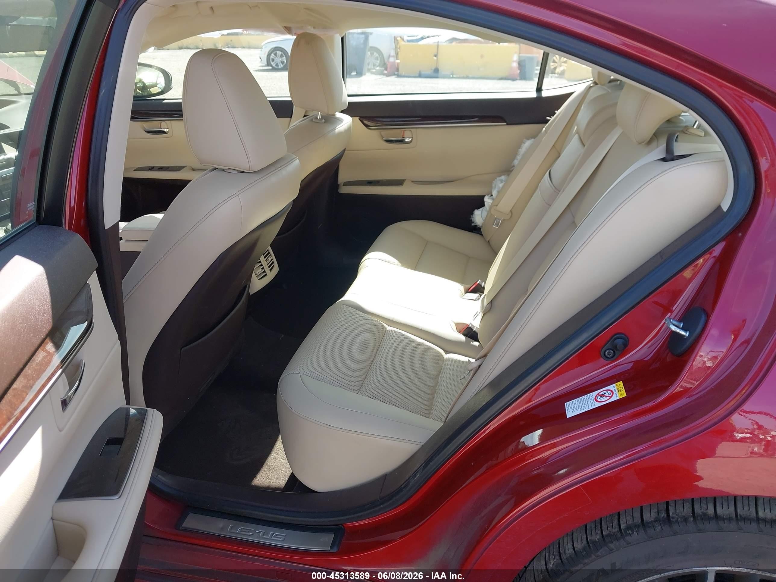 2017 Lexus Es 350 Red vin: 58ABK1GG4HU070489