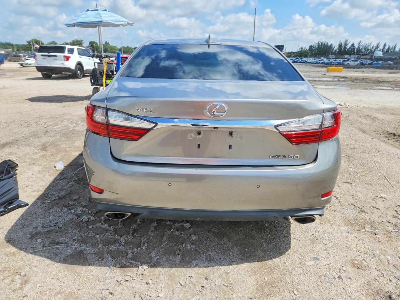 2018 Lexus Es 350 Gray vin: 58ABK1GG4JU106249