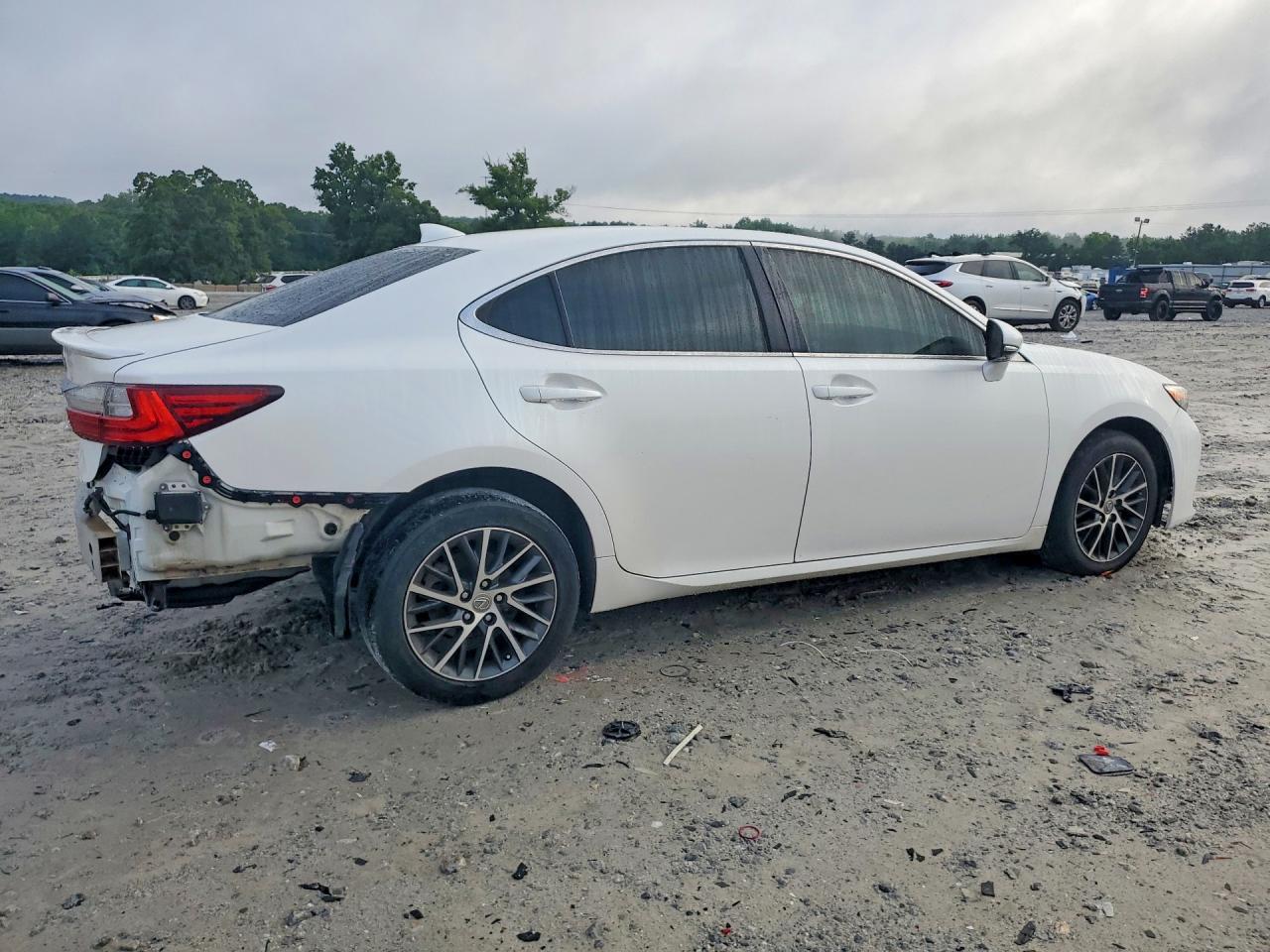 2018 Lexus Es 350 White vin: 58ABK1GG5JU080910