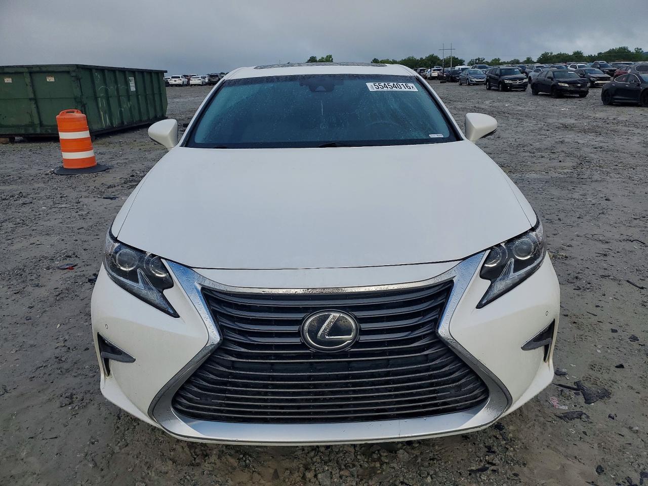 2018 Lexus Es 350 White vin: 58ABK1GG5JU080910