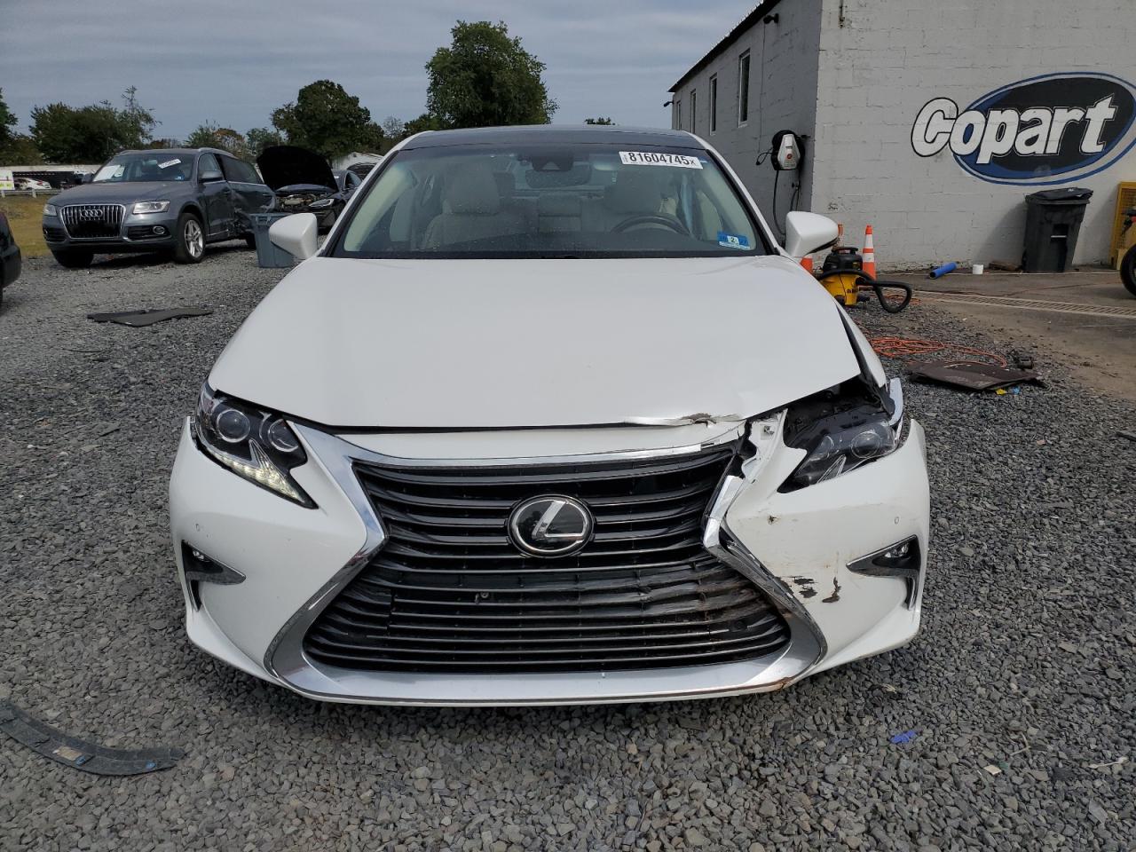 2018 Lexus Es 350 Белый vin: 58ABK1GG5JU092569