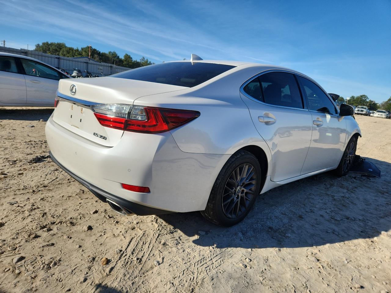2018 Lexus Es 350 Белый vin: 58ABK1GG5JU111895