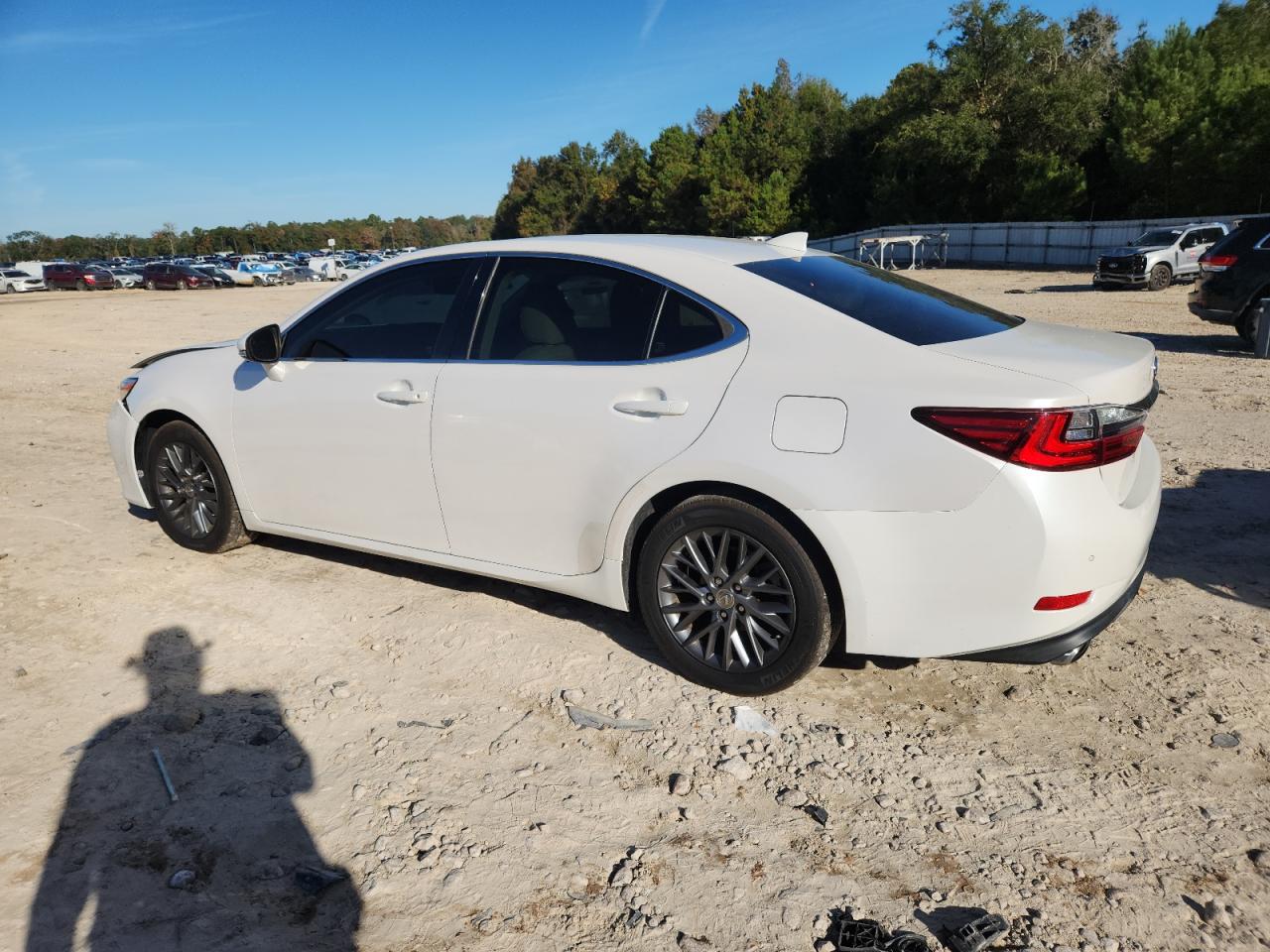 2018 Lexus Es 350 Белый vin: 58ABK1GG5JU111895