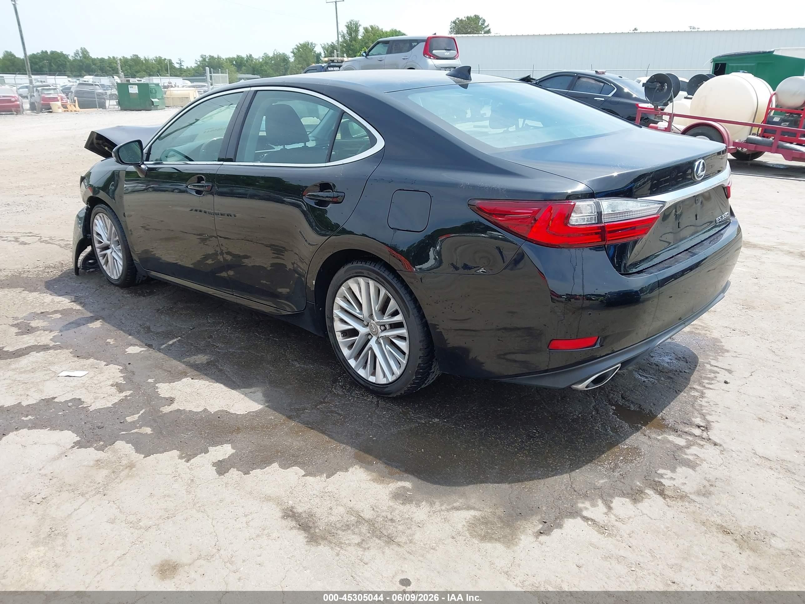2016 Lexus Es 350 Черный vin: 58ABK1GG6GU012513