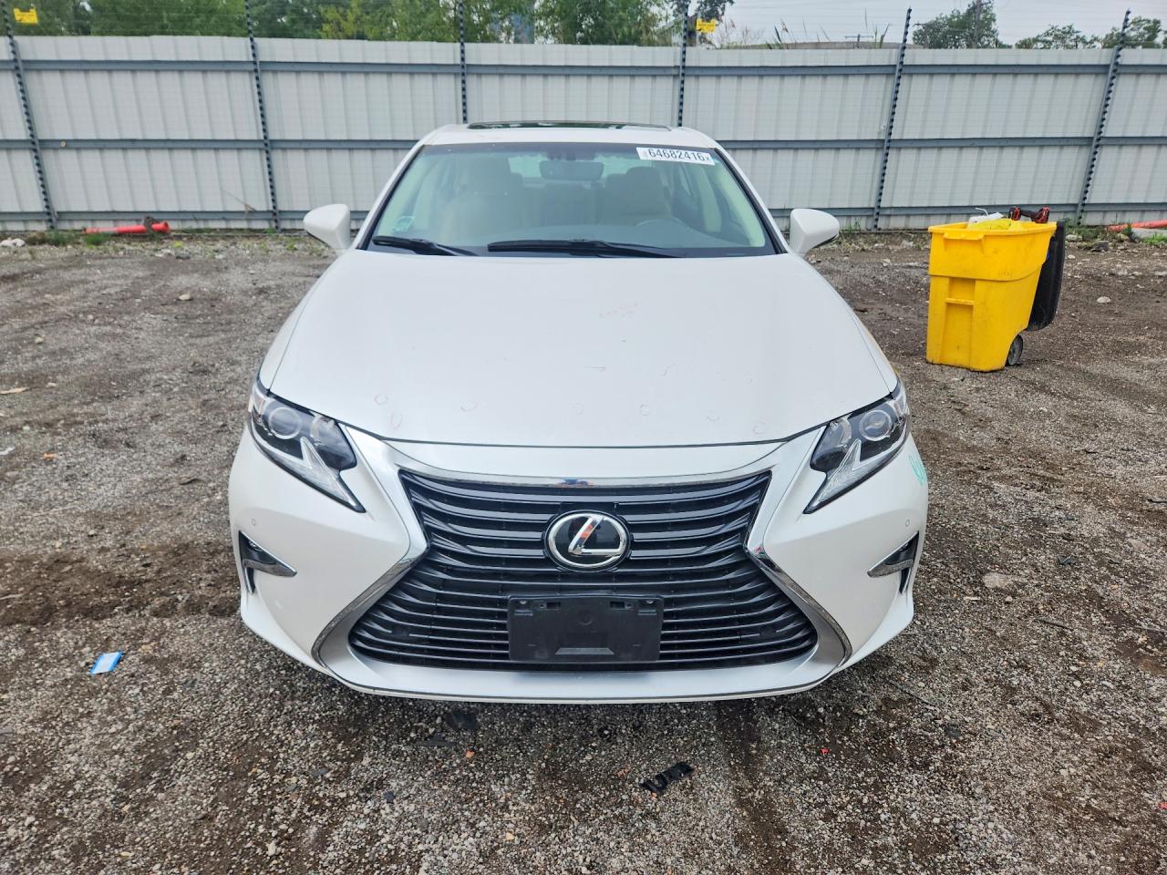 2016 Lexus Es 350 White vin: 58ABK1GG6GU018280