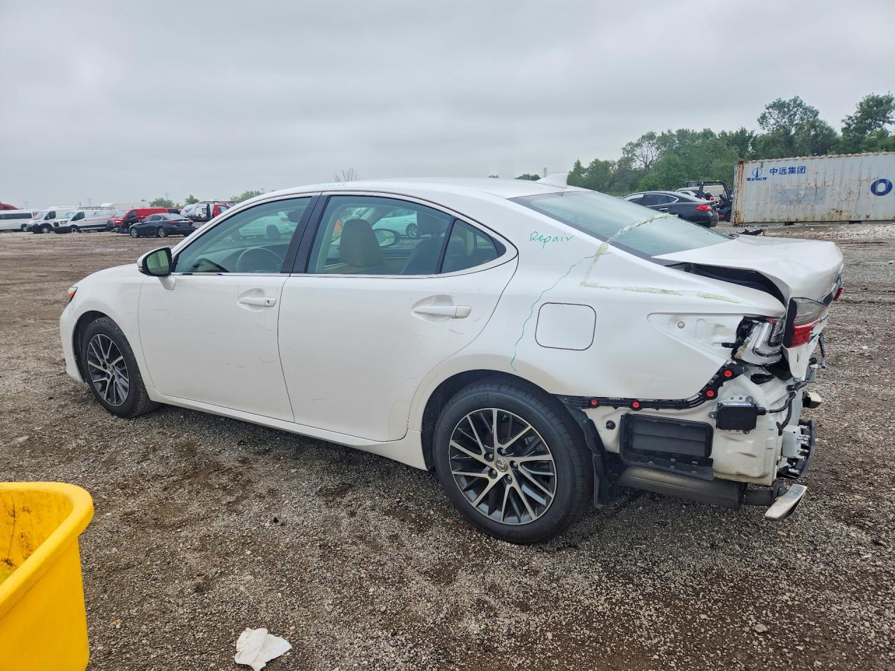 2016 Lexus Es 350 White vin: 58ABK1GG6GU018280