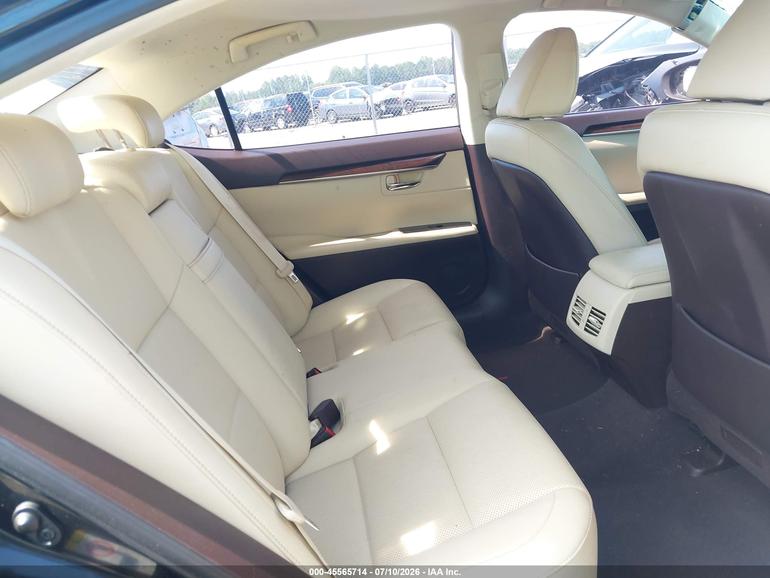 2017 Lexus Es 350 Black vin: 58ABK1GG6HU038191