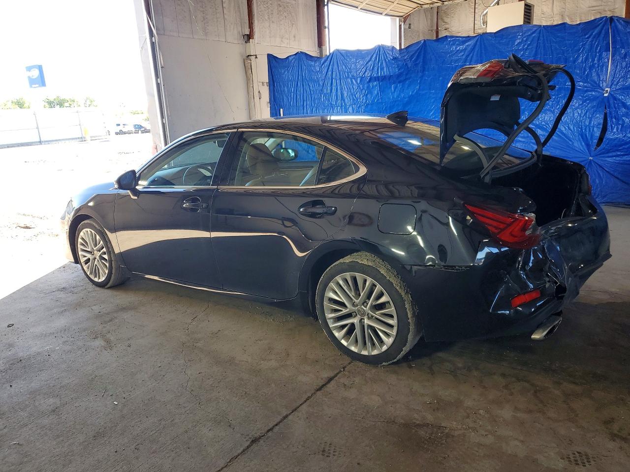 2018 Lexus Es 350 Black vin: 58ABK1GG6JU102607