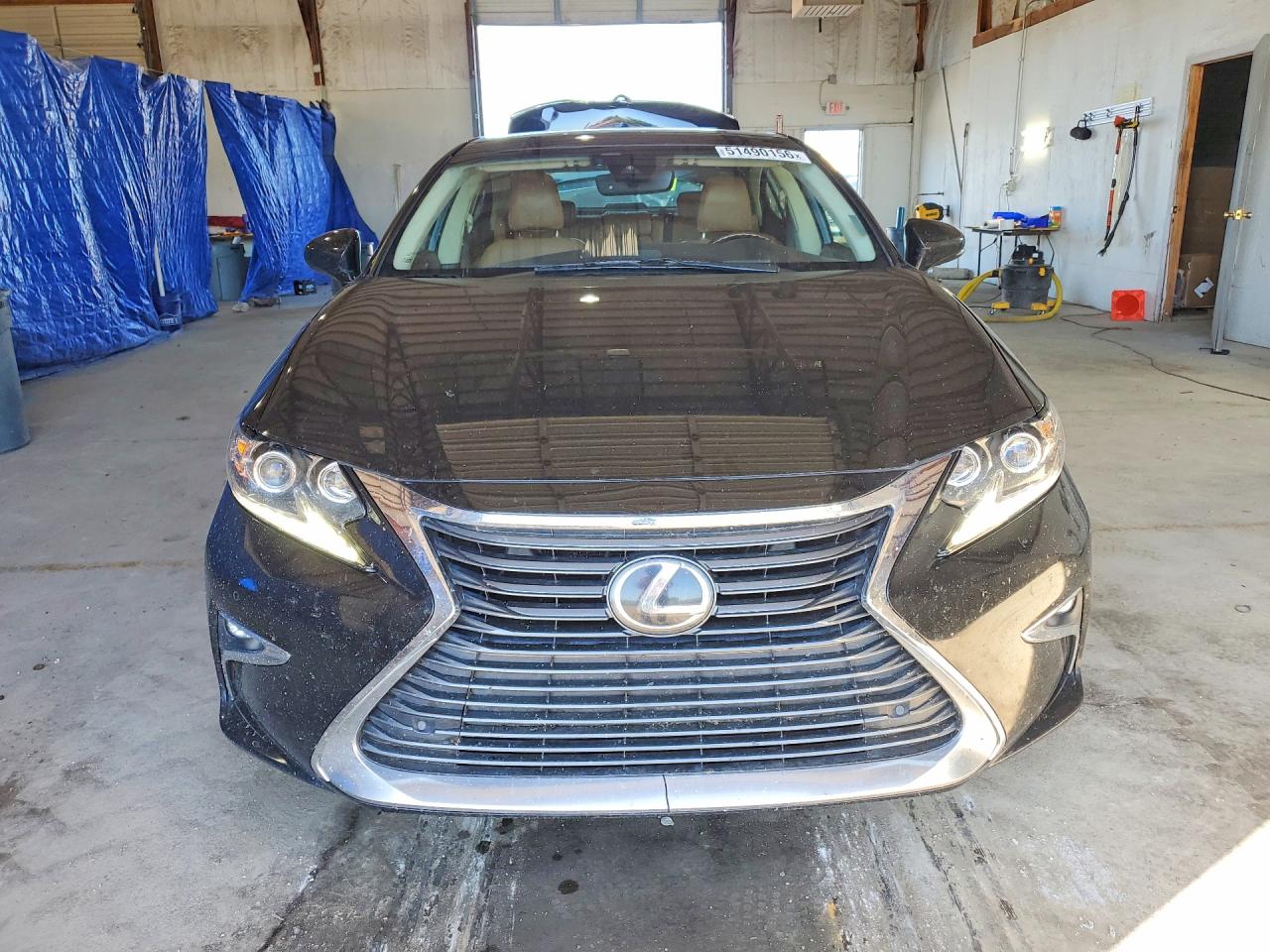 2018 Lexus Es 350 Black vin: 58ABK1GG6JU102607