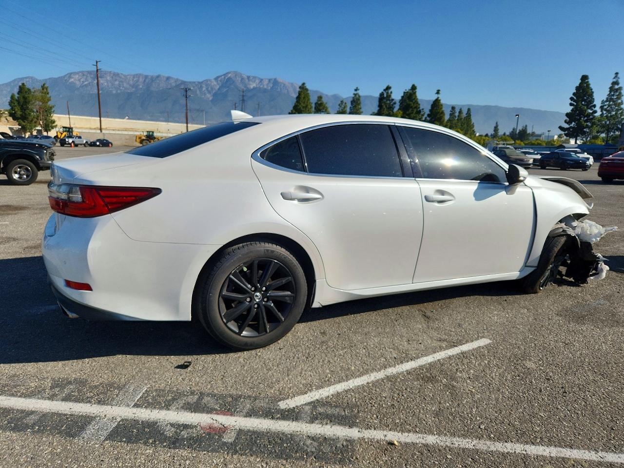 2017 Lexus Es 350 White vin: 58ABK1GG7HU056070