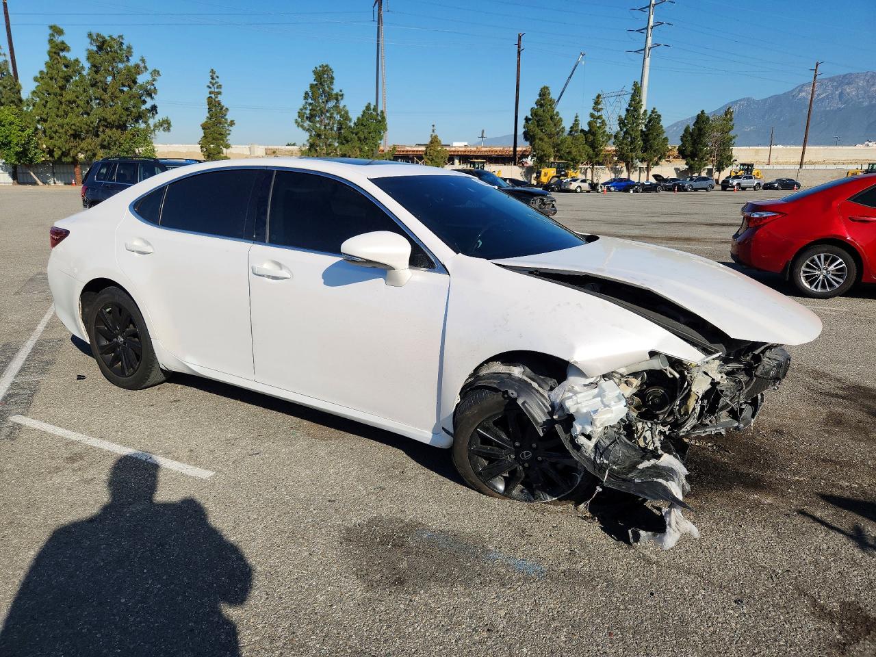 2017 Lexus Es 350 White vin: 58ABK1GG7HU056070