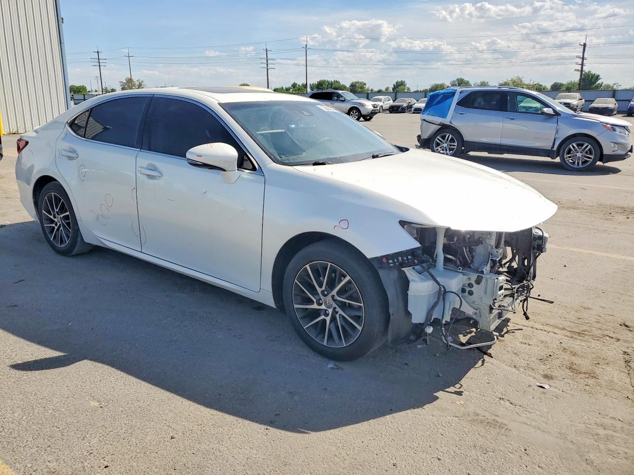 2017 Lexus Es 350 White vin: 58ABK1GG7HU066792