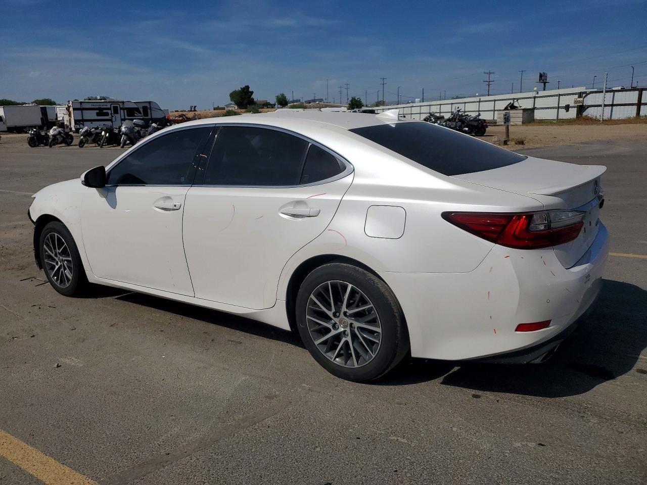 2017 Lexus Es 350 White vin: 58ABK1GG7HU066792