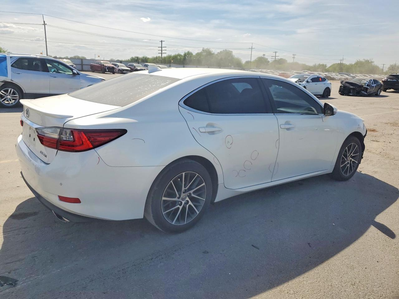 2017 Lexus Es 350 White vin: 58ABK1GG7HU066792