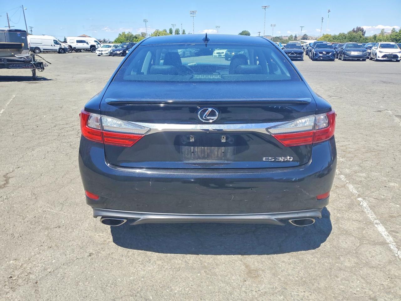 2017 Lexus Es 350 Черный vin: 58ABK1GG7HU069708
