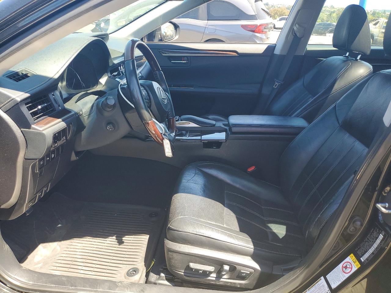 2017 Lexus Es 350 Черный vin: 58ABK1GG7HU069708