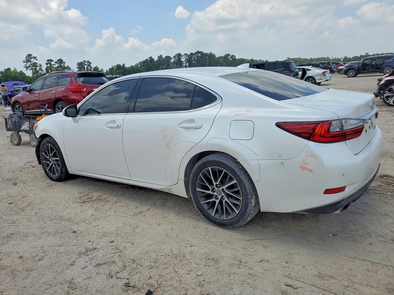 2017 Lexus Es 350 White vin: 58ABK1GG7HU071670