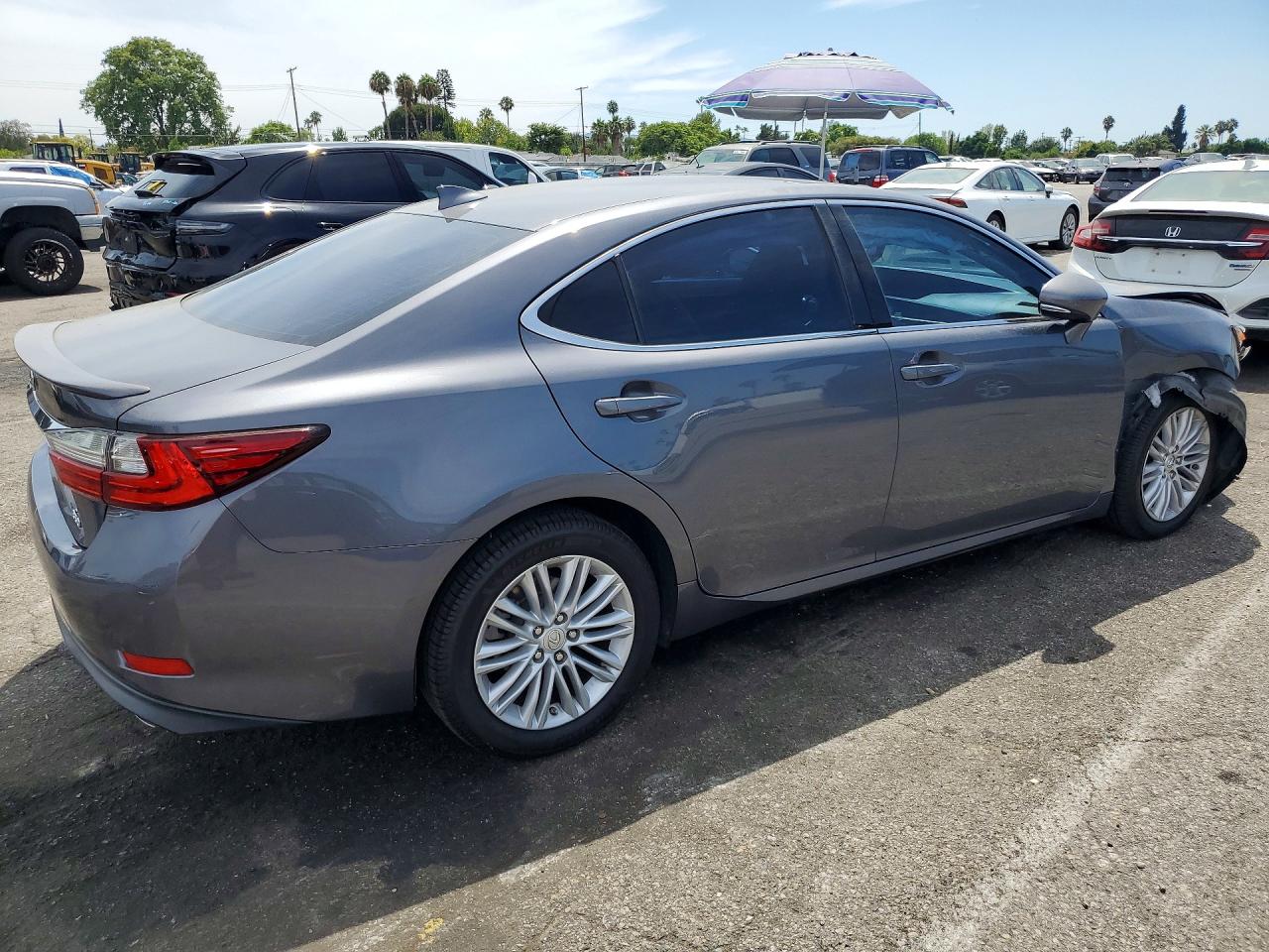 2017 Lexus Es 350 Gray vin: 58ABK1GG7HU076139