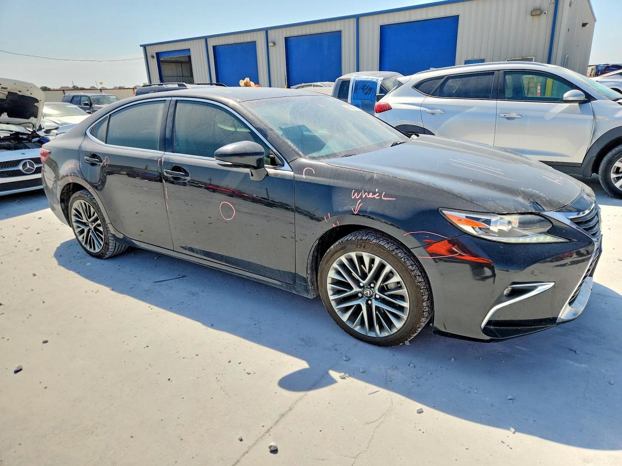 2016 Lexus Es 350 Black vin: 58ABK1GG8GU013534