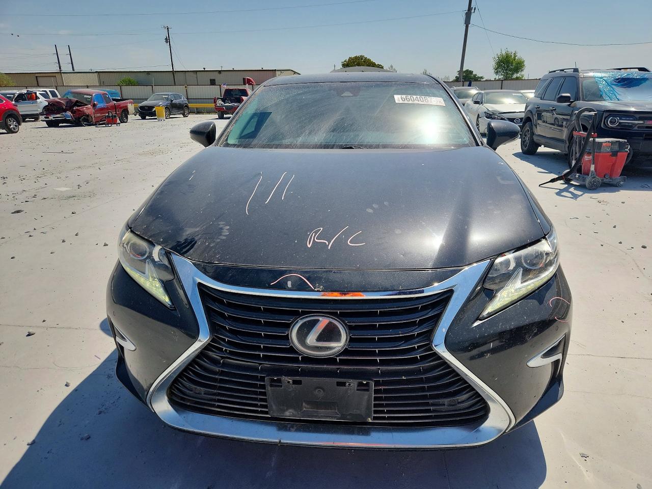 2016 Lexus Es 350 Black vin: 58ABK1GG8GU013534