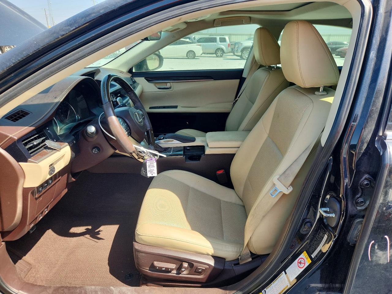 2016 Lexus Es 350 Black vin: 58ABK1GG8GU013534