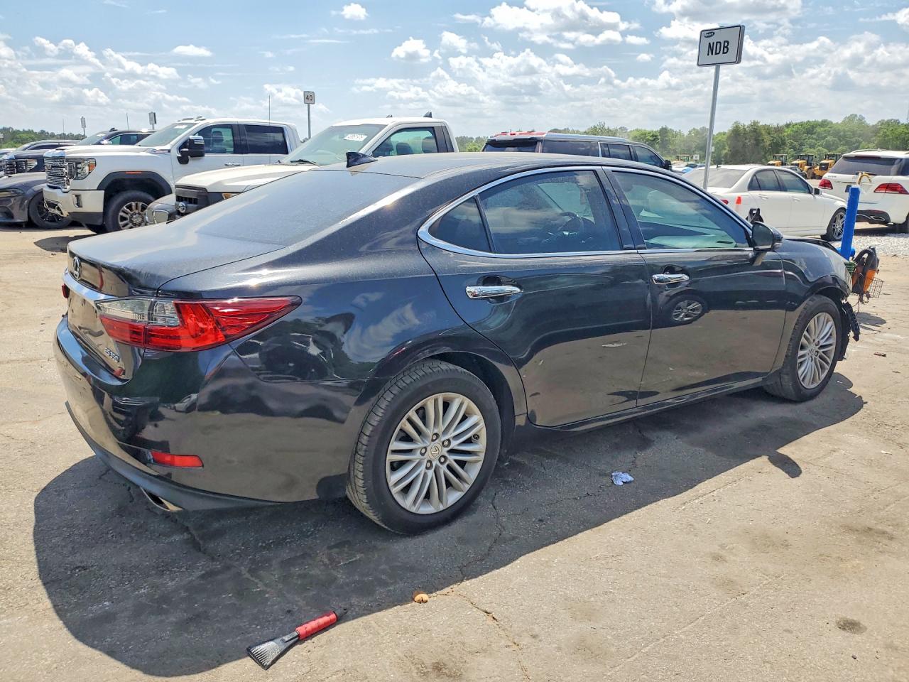 2016 Lexus Es 350 Black vin: 58ABK1GG8GU035386