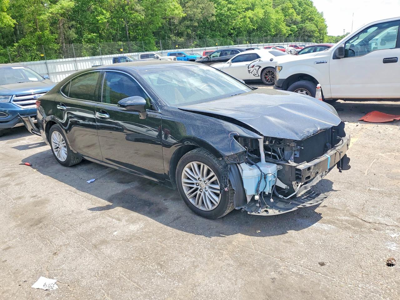 2016 Lexus Es 350 Black vin: 58ABK1GG8GU035386
