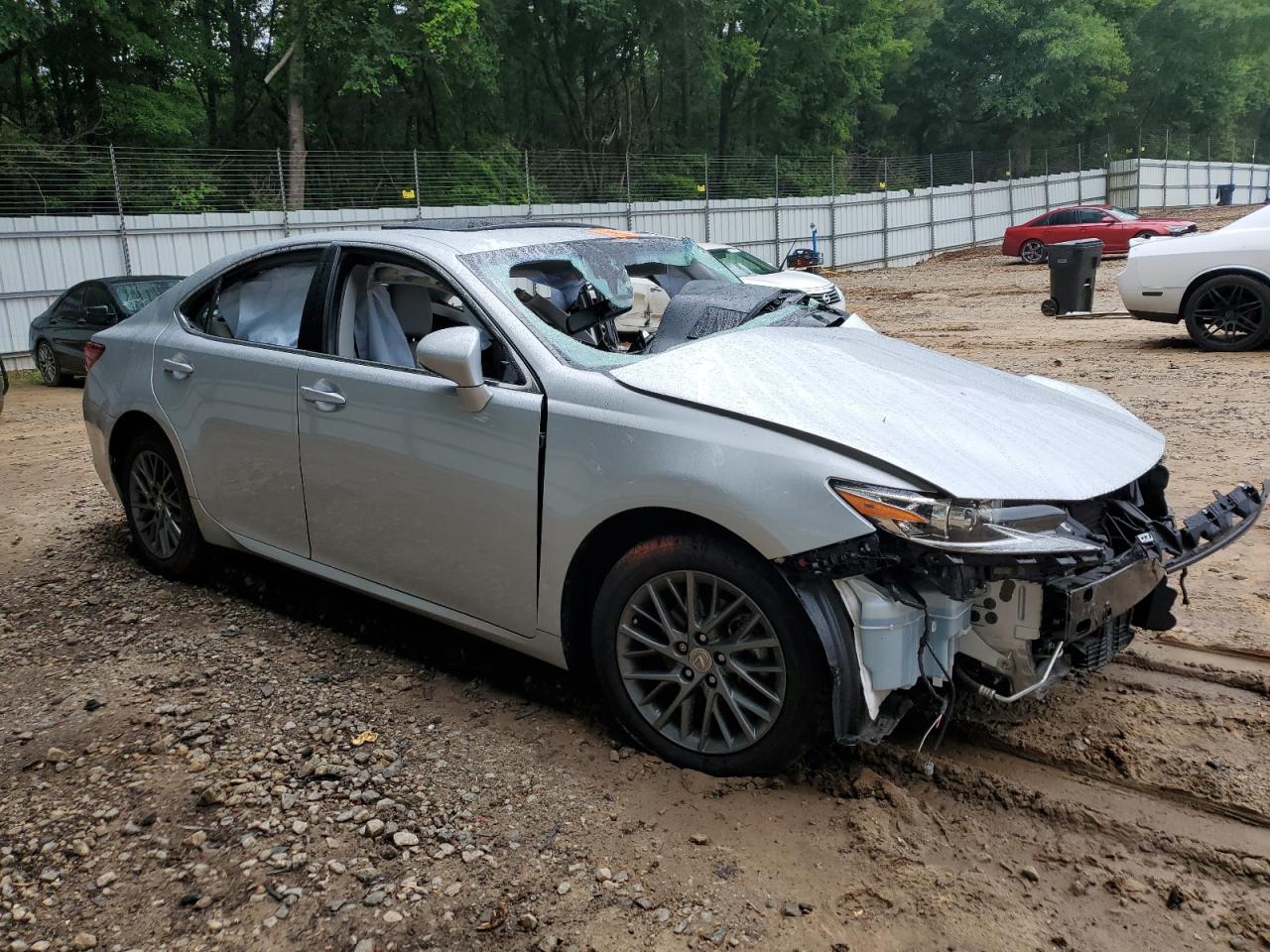 2018 Lexus Es 350 Серебряный vin: 58ABK1GG8JU084188