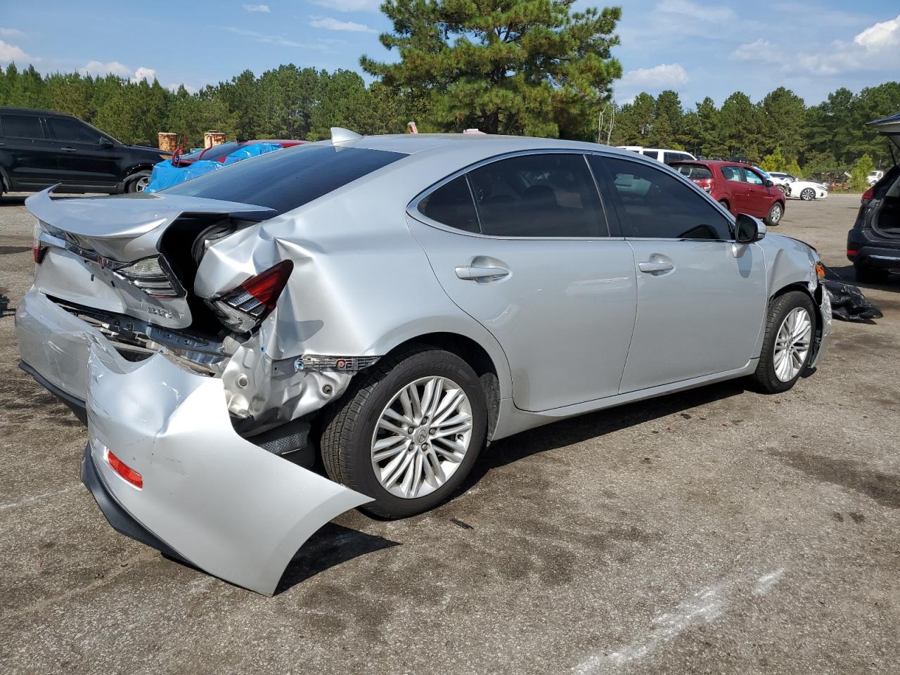 2018 Lexus Es 350 Серебряный vin: 58ABK1GG8JU086250