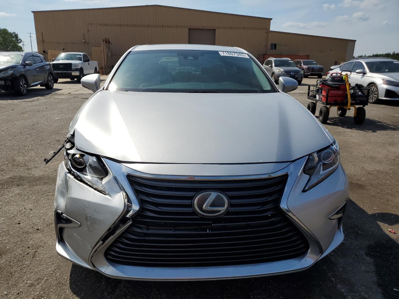 2018 Lexus Es 350 Серебряный vin: 58ABK1GG8JU086250