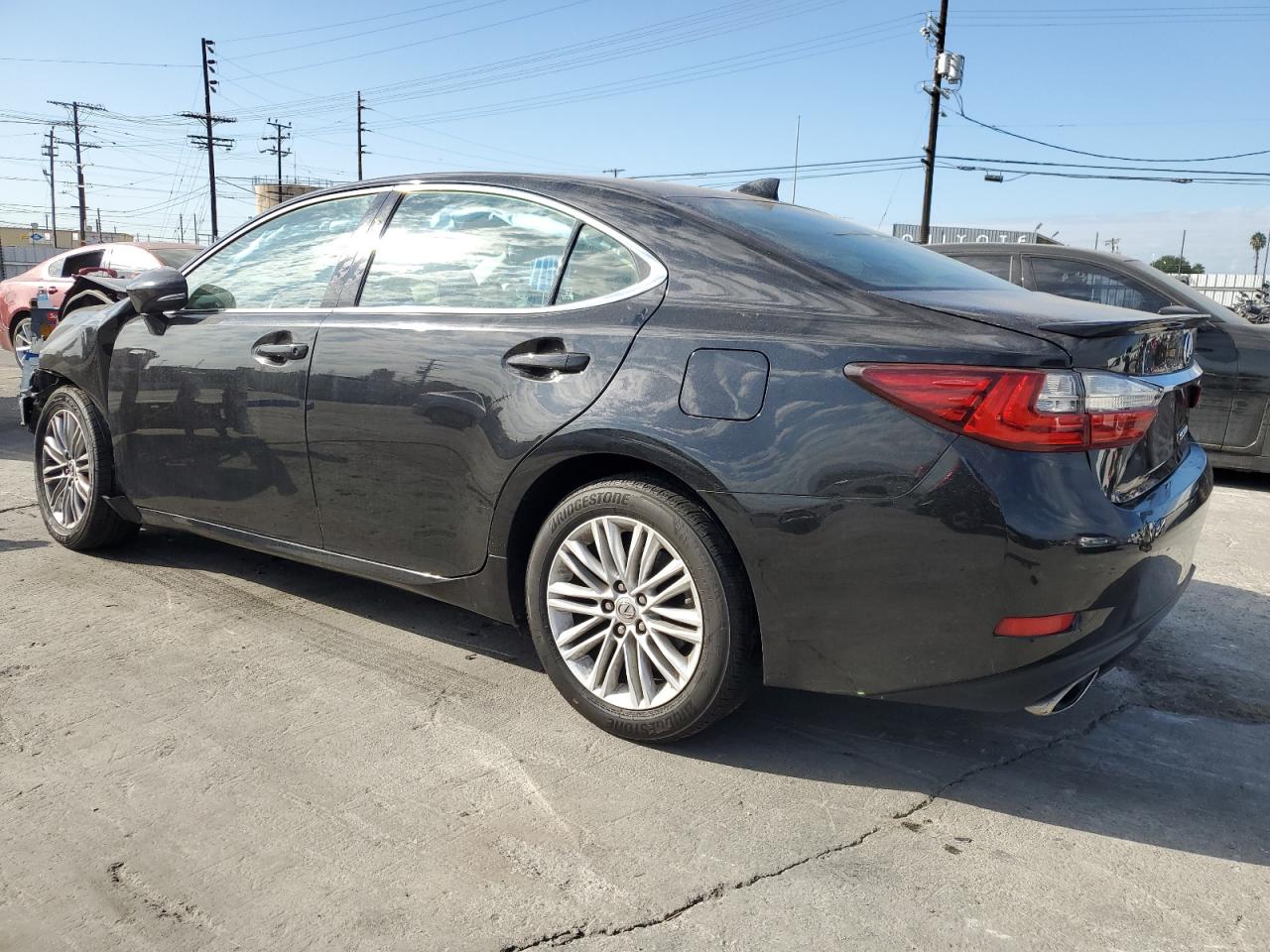 2018 Lexus Es 350 Black vin: 58ABK1GG8JU108327
