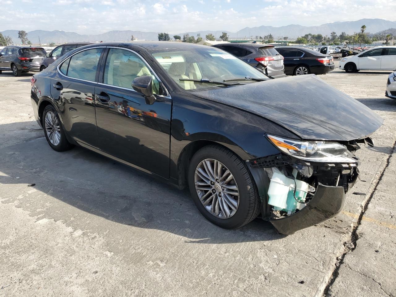 2018 Lexus Es 350 Black vin: 58ABK1GG8JU108327