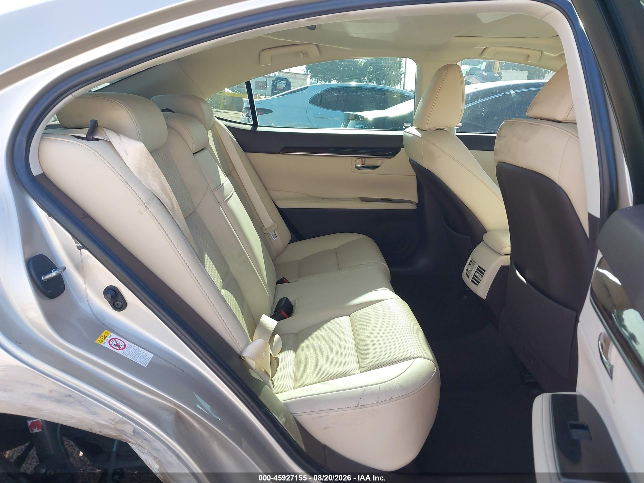 2016 Lexus Es 350   Желто-коричневый vin: 58ABK1GG9GU015020