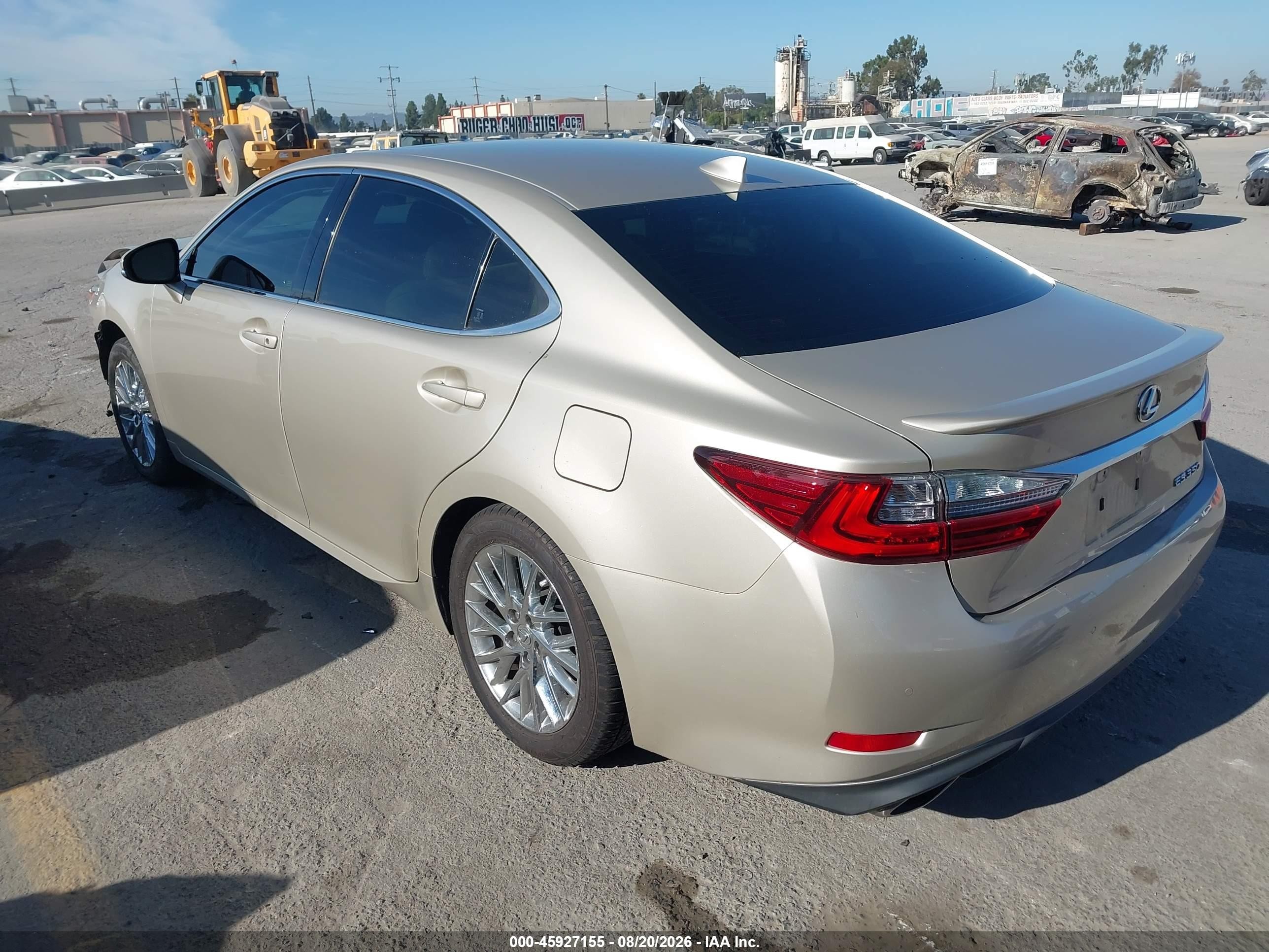 2016 Lexus Es 350   Желто-коричневый vin: 58ABK1GG9GU015020