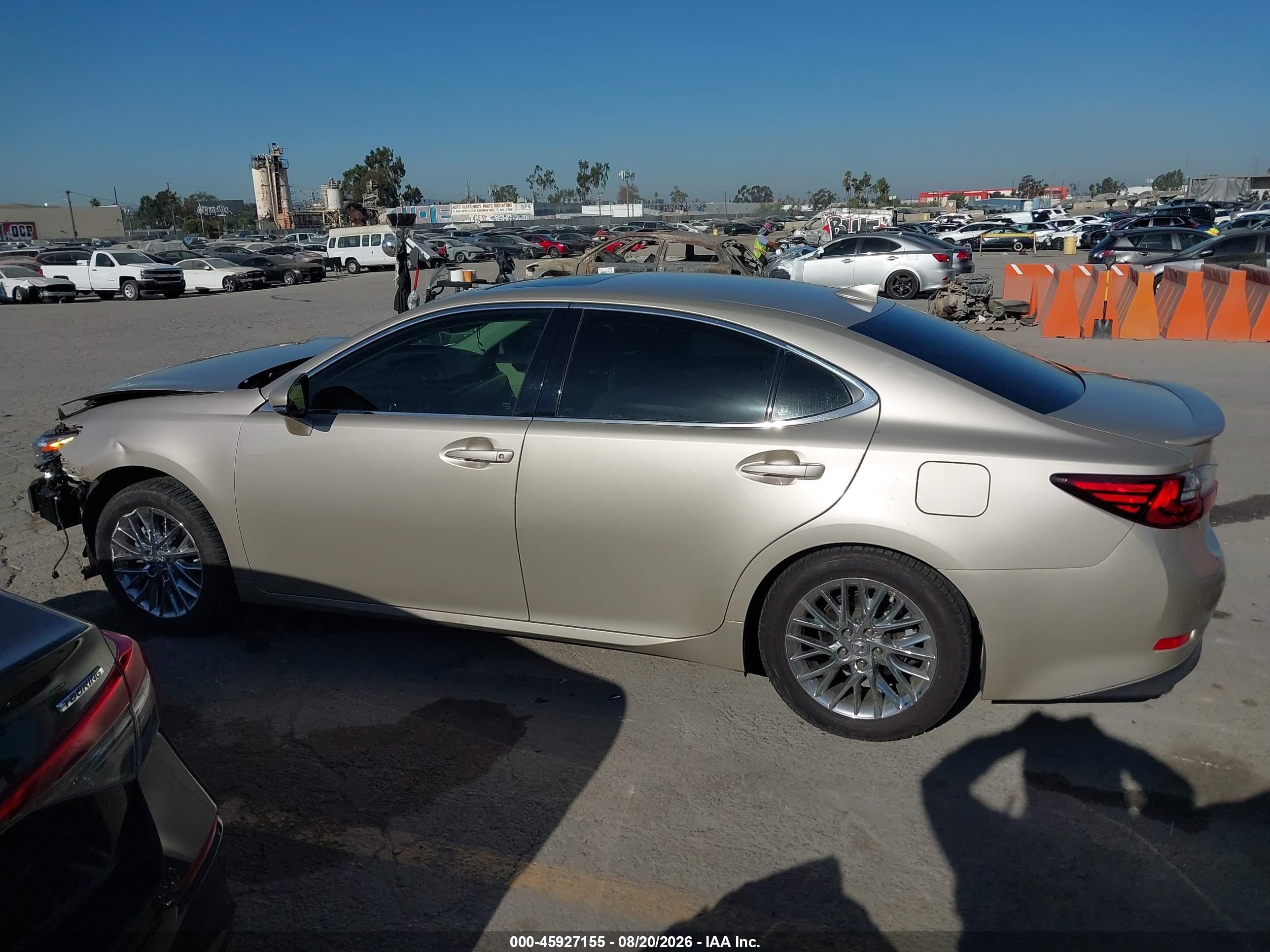 2016 Lexus Es 350   Желто-коричневый vin: 58ABK1GG9GU015020