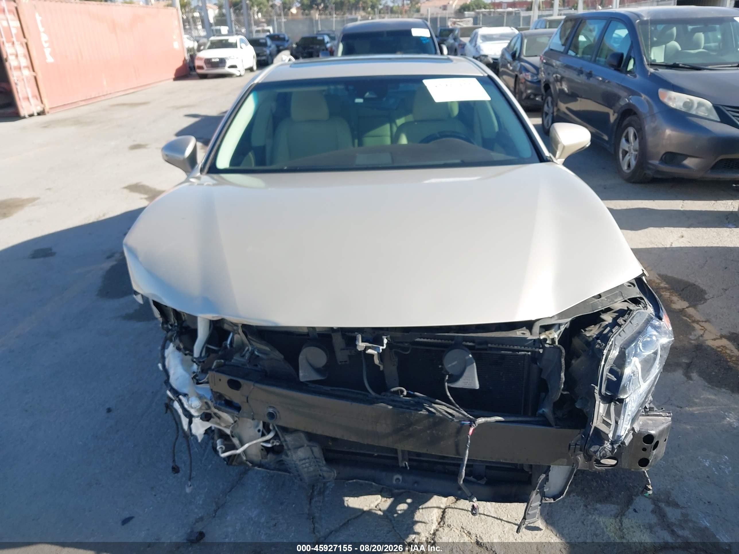 2016 Lexus Es 350   Желто-коричневый vin: 58ABK1GG9GU015020