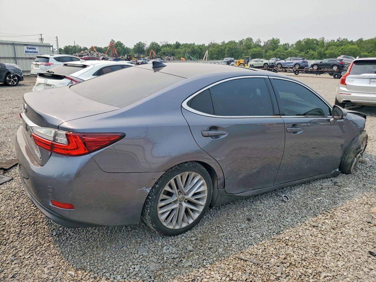 2017 Lexus Es 350 Gray vin: 58ABK1GG9HU066096