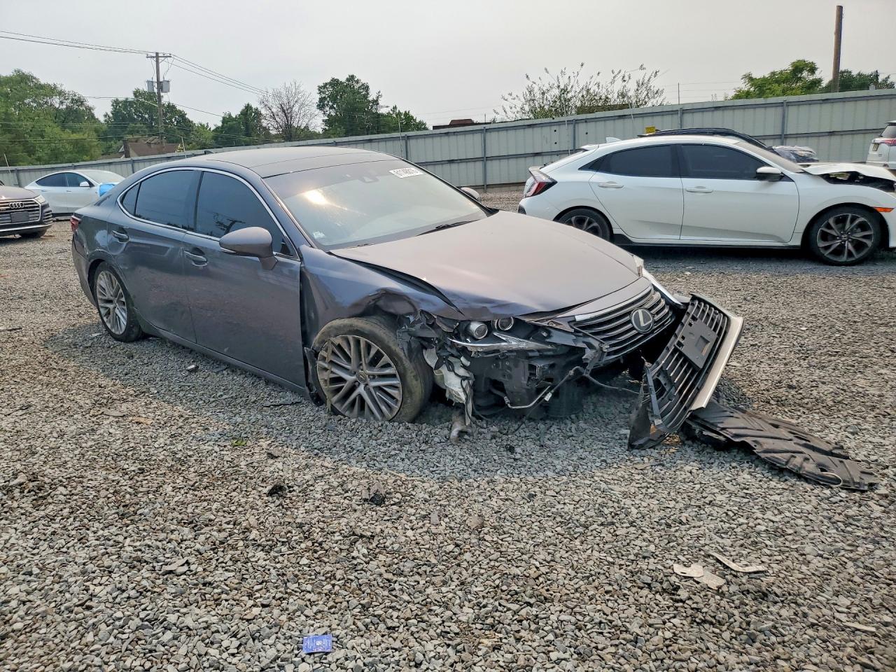 2017 Lexus Es 350 Gray vin: 58ABK1GG9HU066096