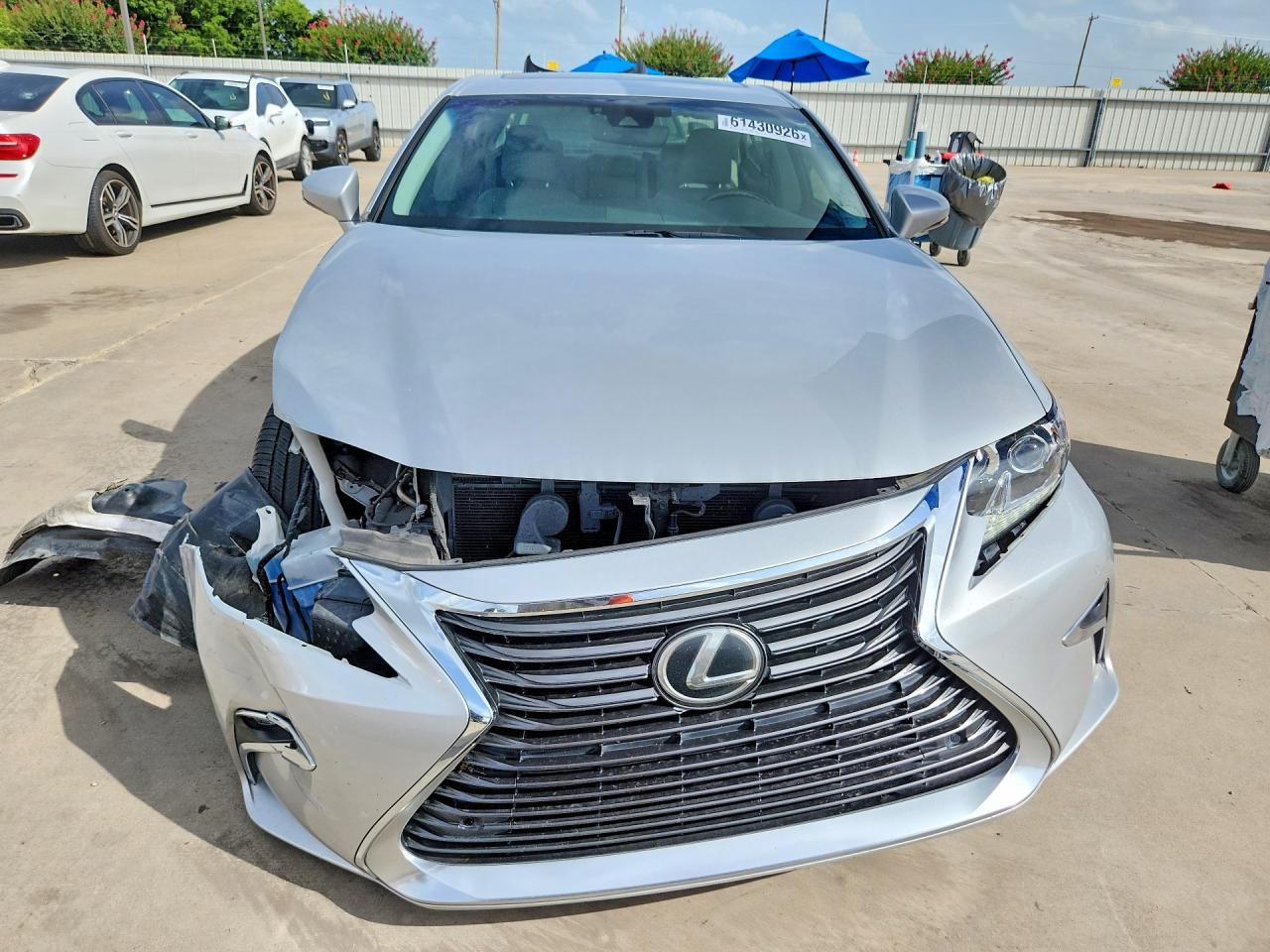 2017 Lexus Es 350 Gray vin: 58ABK1GGXHU053003