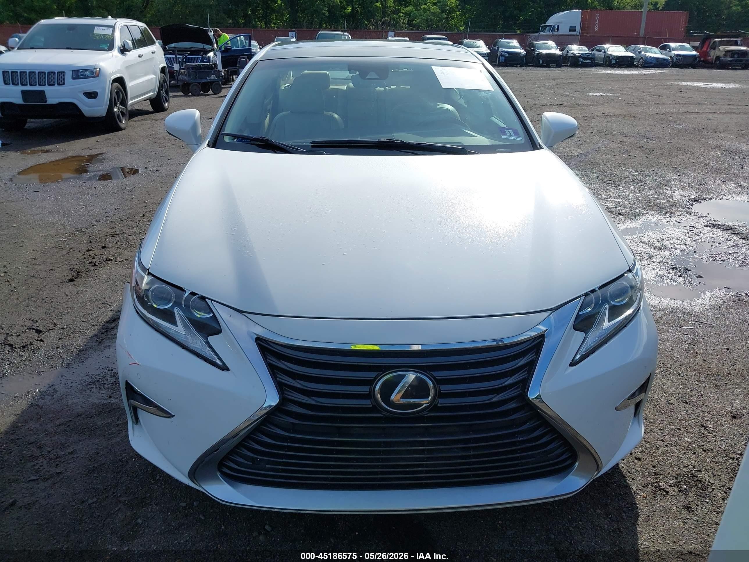 2017 Lexus Es 350 White vin: 58ABK1GGXHU064132