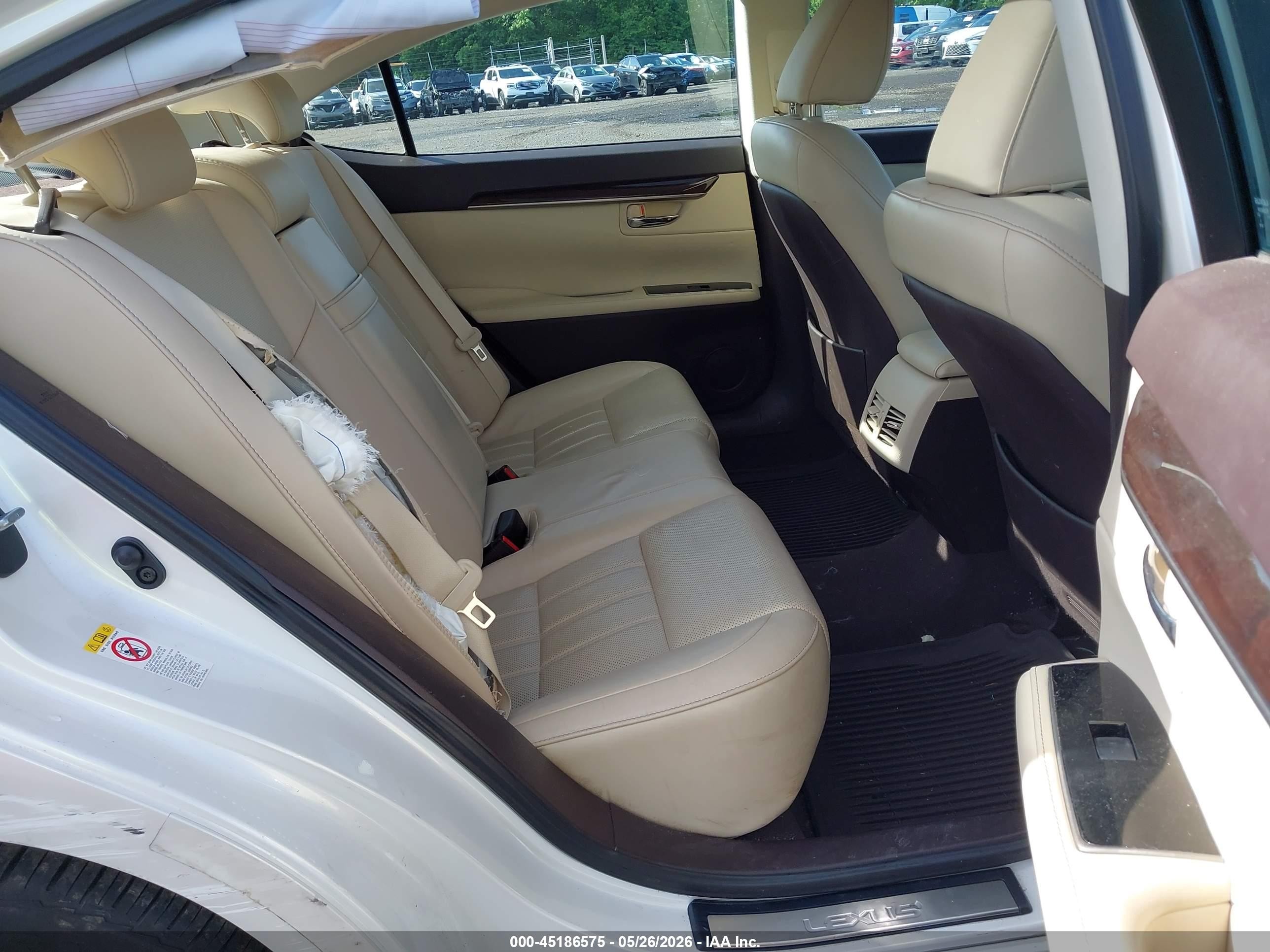 2017 Lexus Es 350 White vin: 58ABK1GGXHU064132