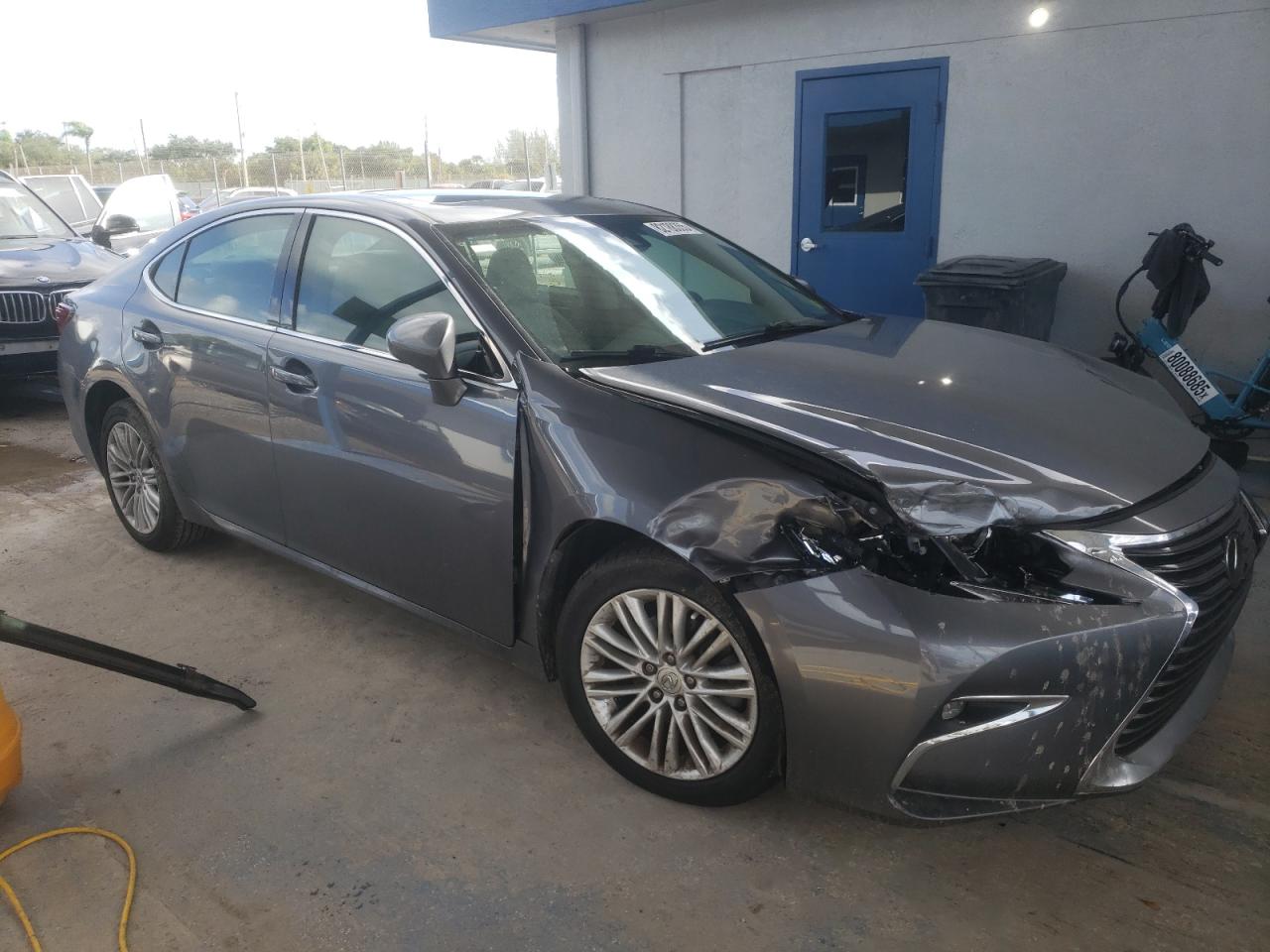 2018 Lexus Es 350 Серый vin: 58ABK1GGXJU082975