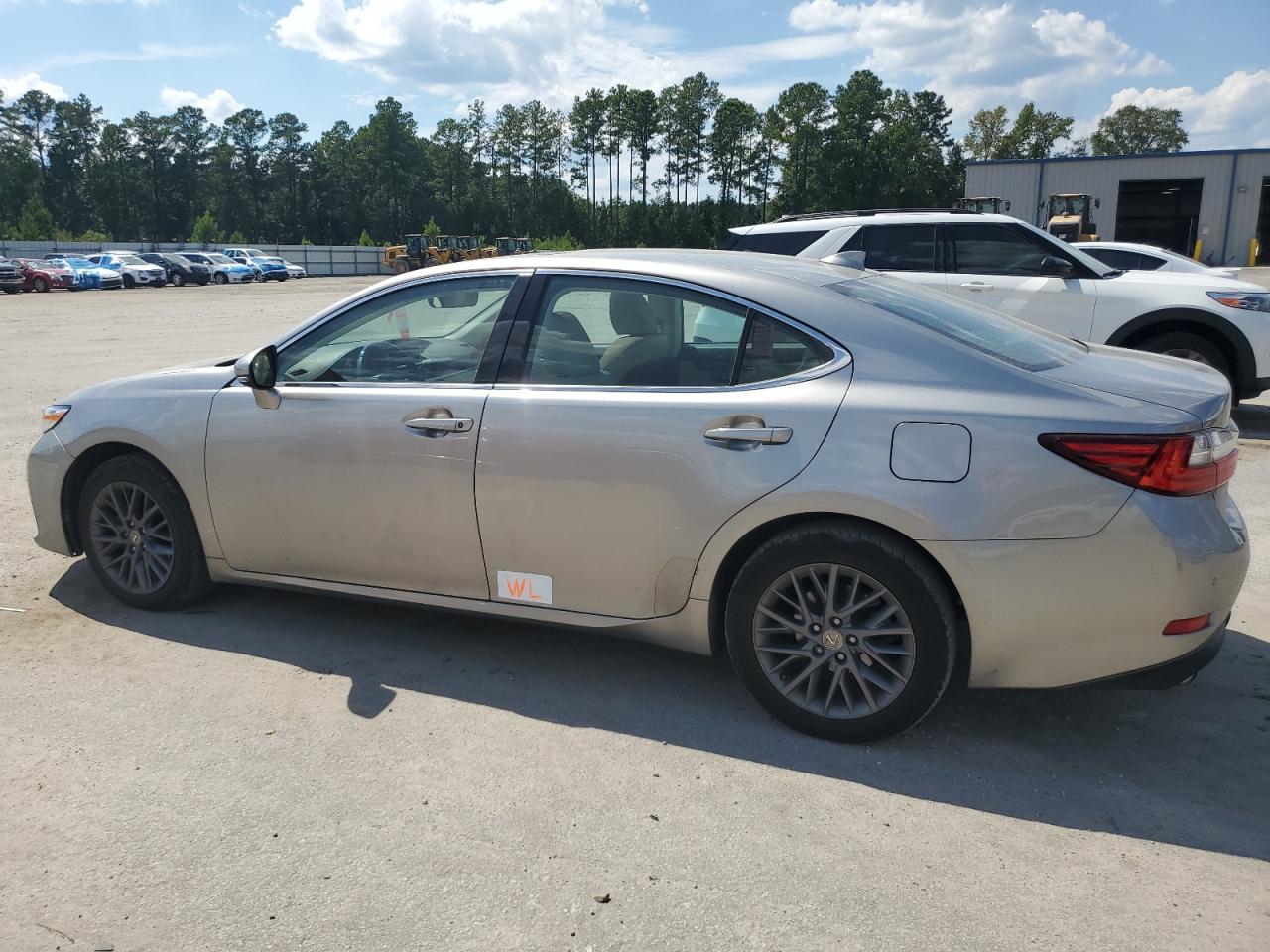 2018 Lexus Es 350 Серебряный vin: 58ABK1GGXJU091367